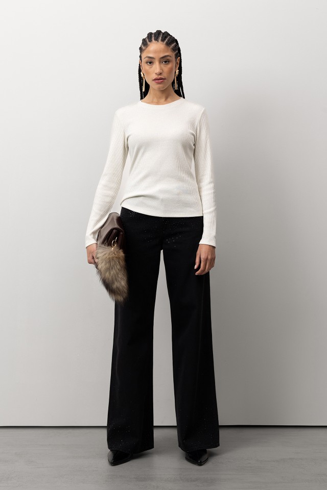 T-shirt Slim Manga Comprida T-shirt Slim Manga Comprida