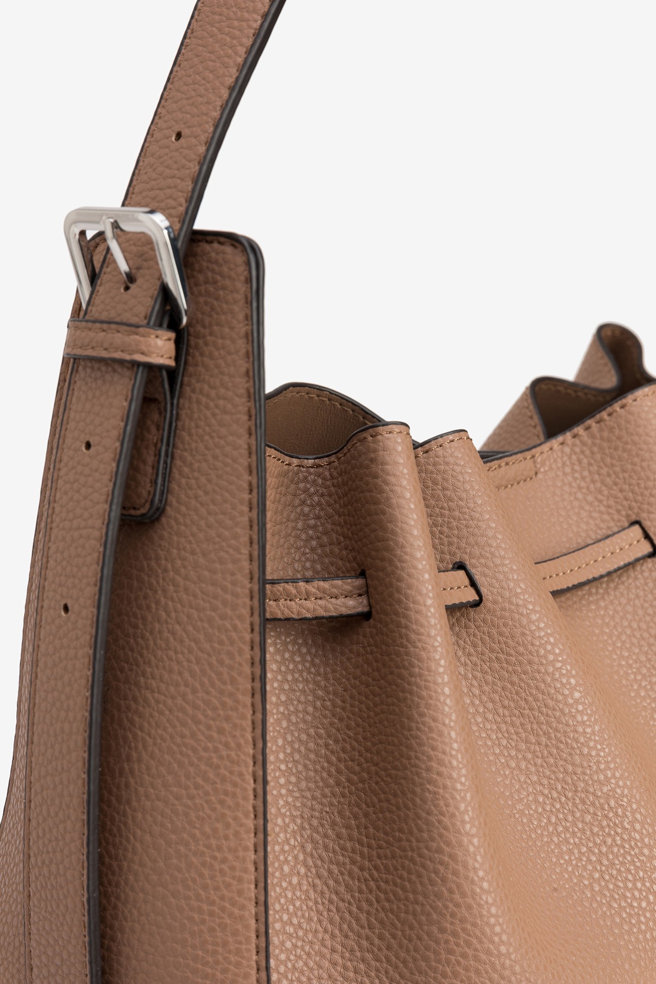 Brown Bucket Bag