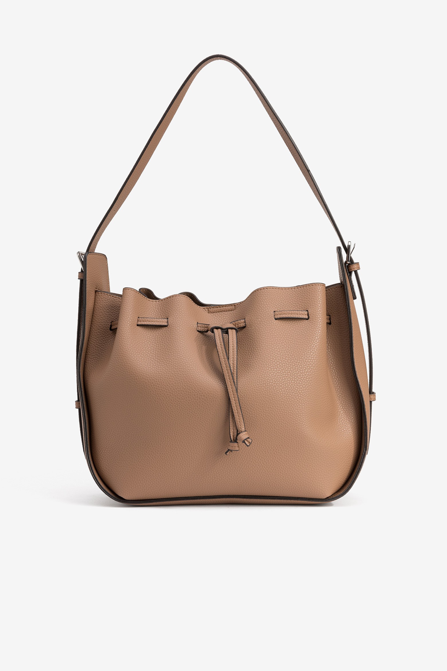 Brown Bucket Bag