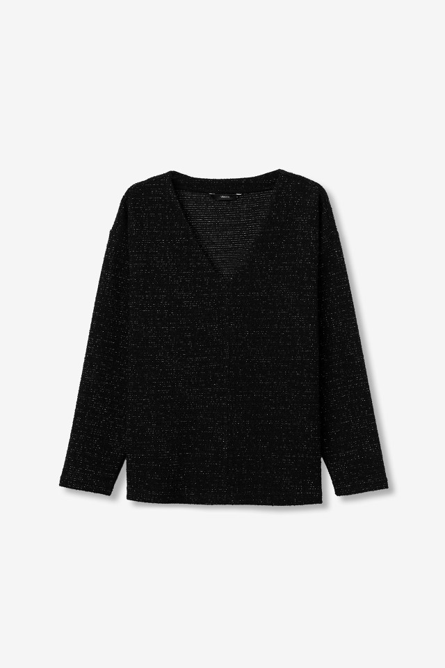 T-shirt Preto Lurex T-shirt Preto Lurex