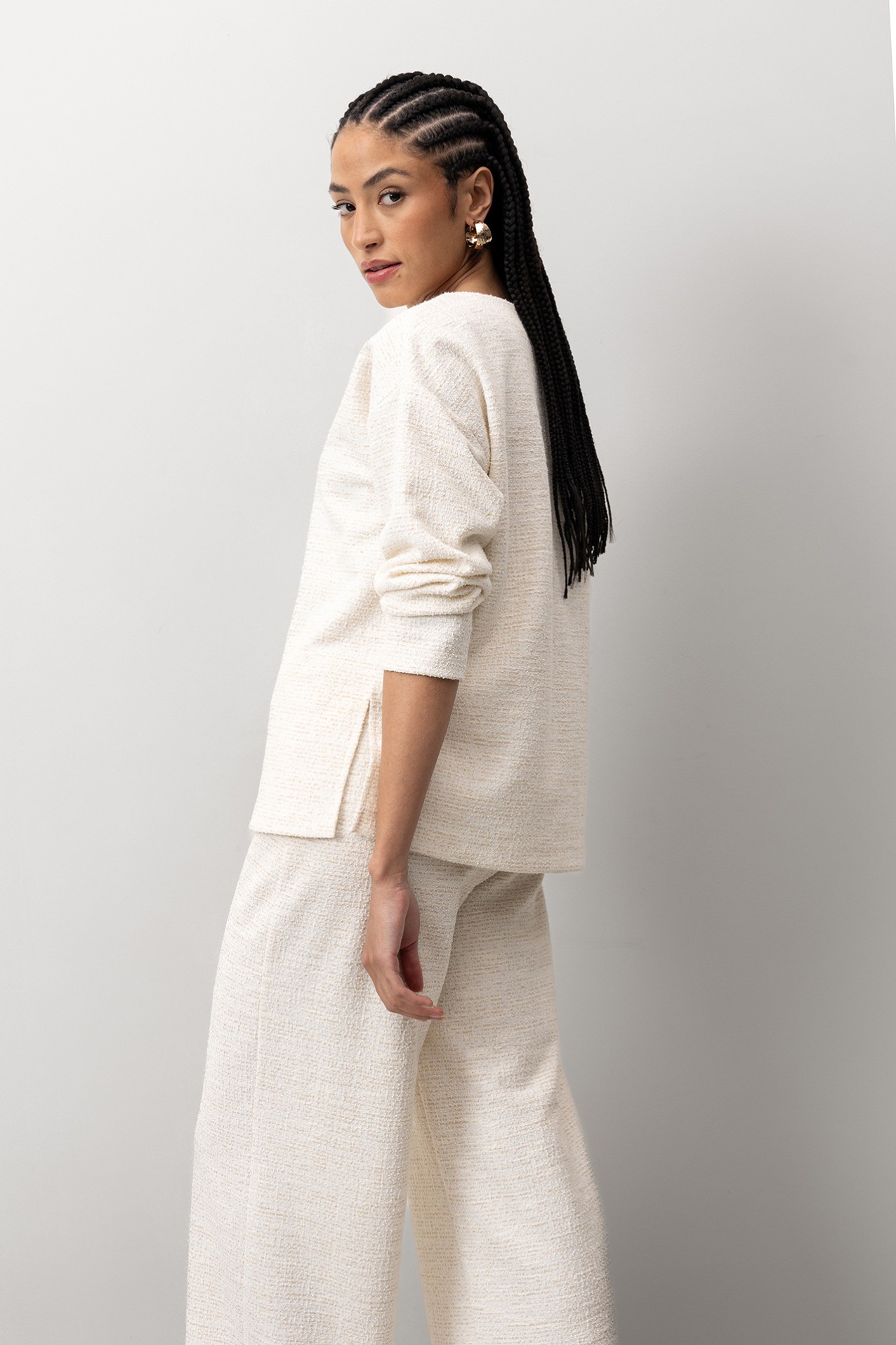 T-shirt Textura Casual Chic