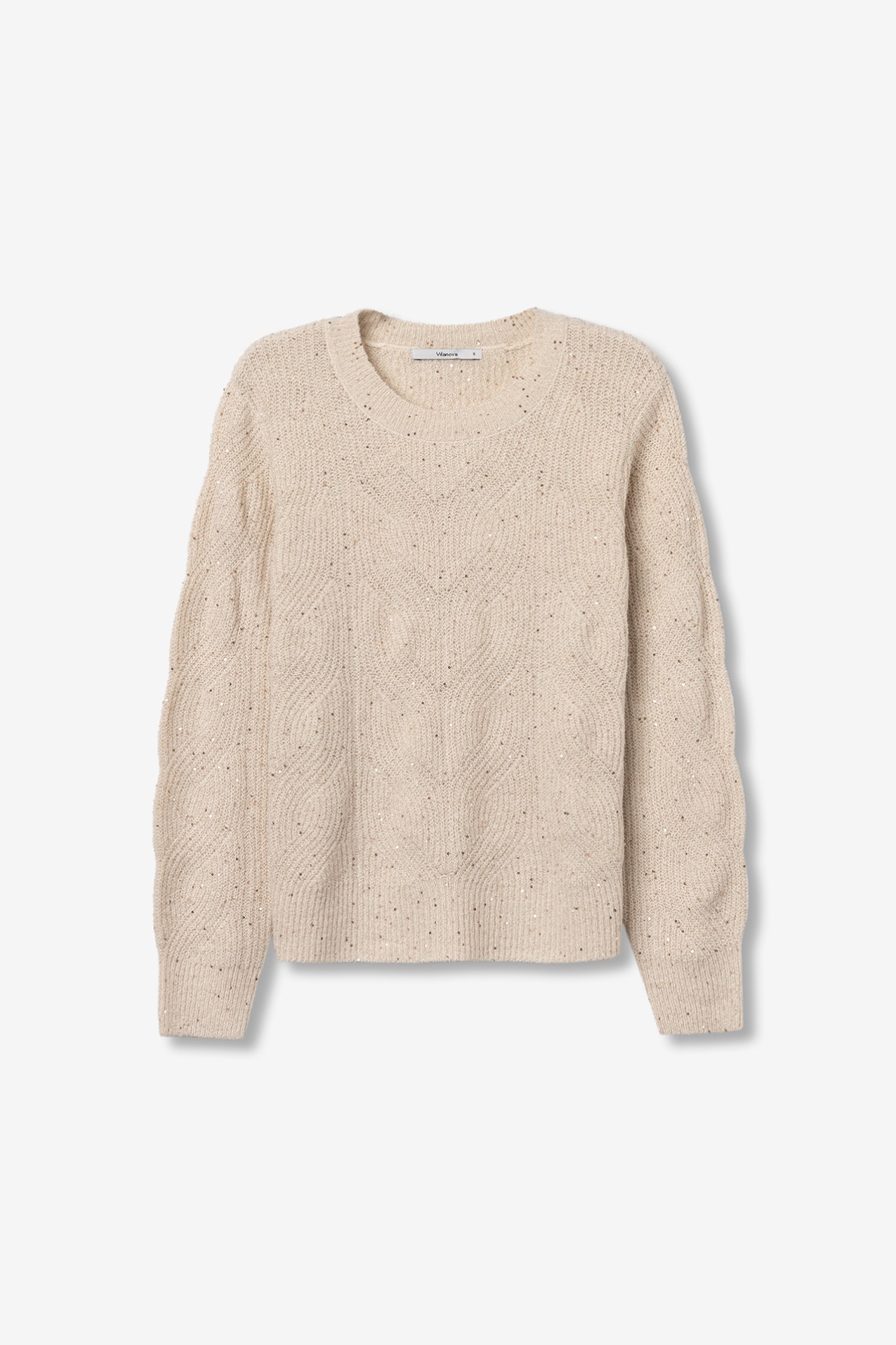 Camisola Tricotada Bege