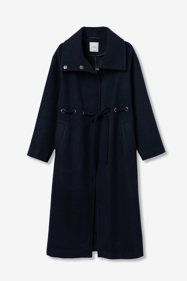 Long Coat with Rope Belt Long Coat with Rope Belt