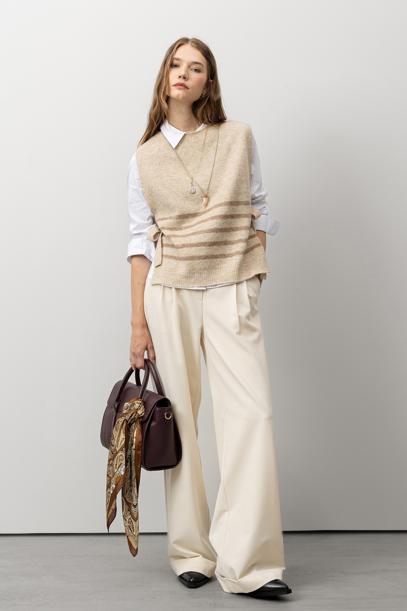 Cala Wide Leg Botes Metlicos