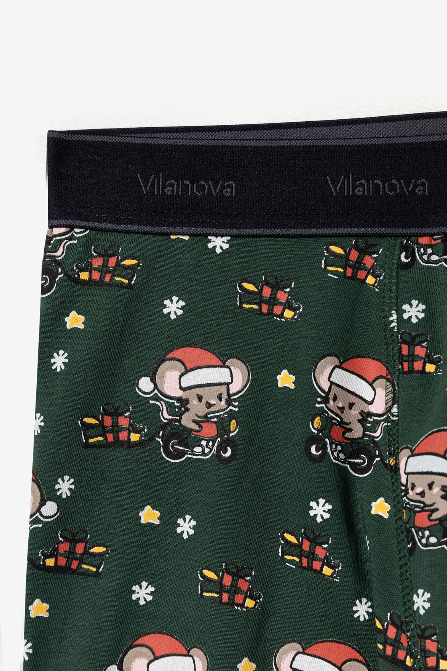 Green Festive Boxers