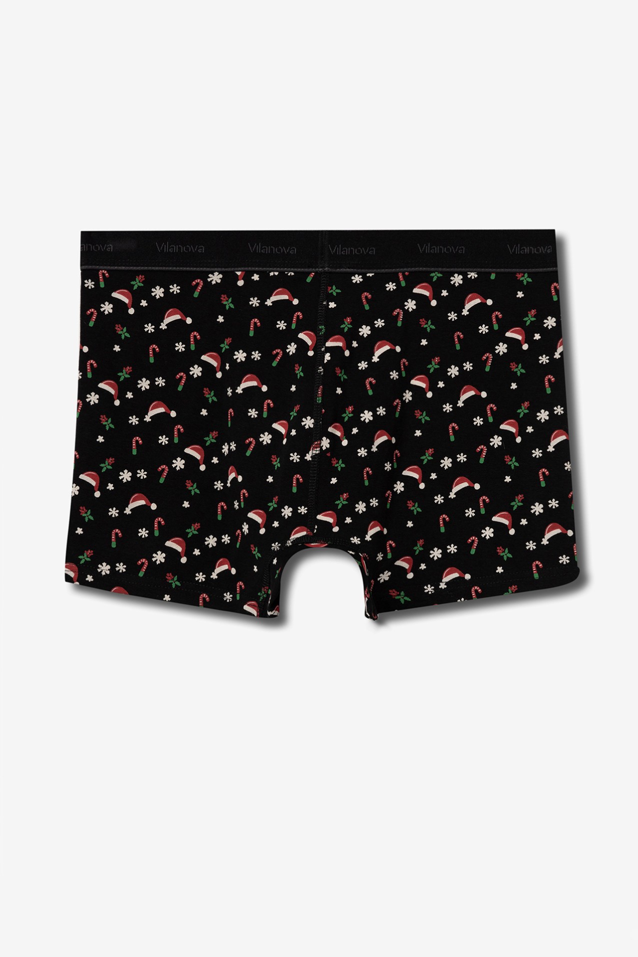 Festive Black Boxers