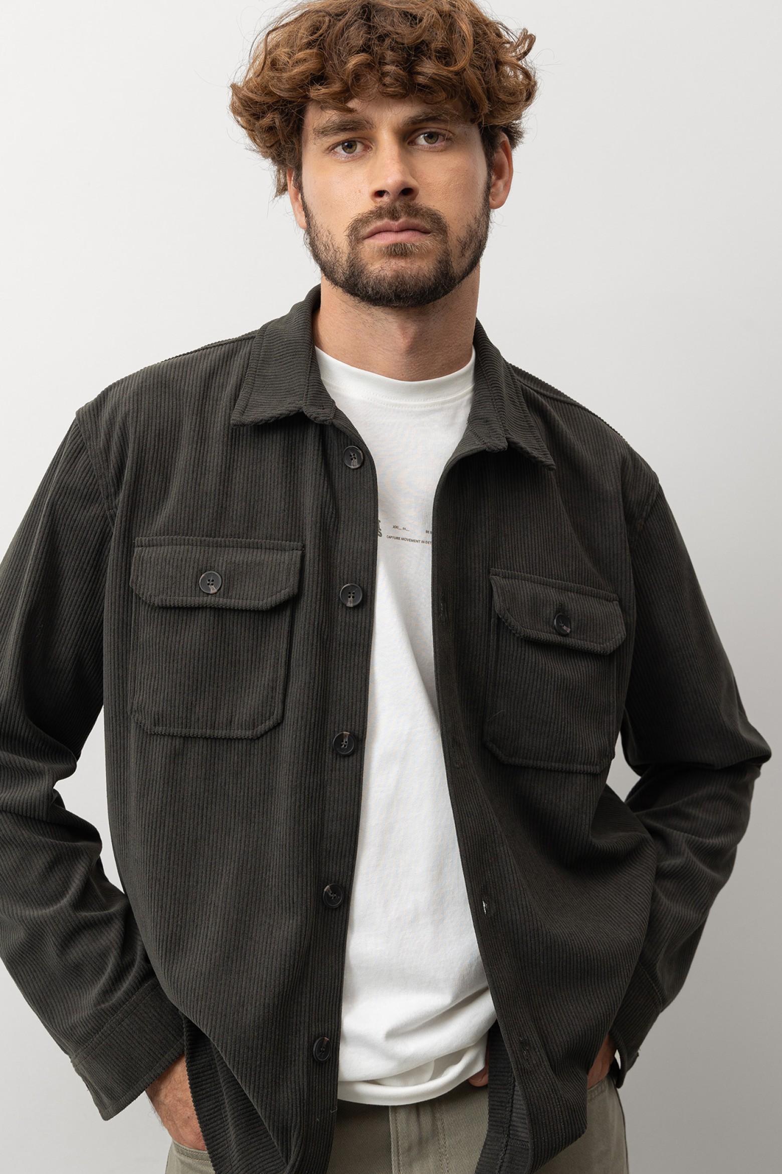 Camisa Relaxed Verde Escuro