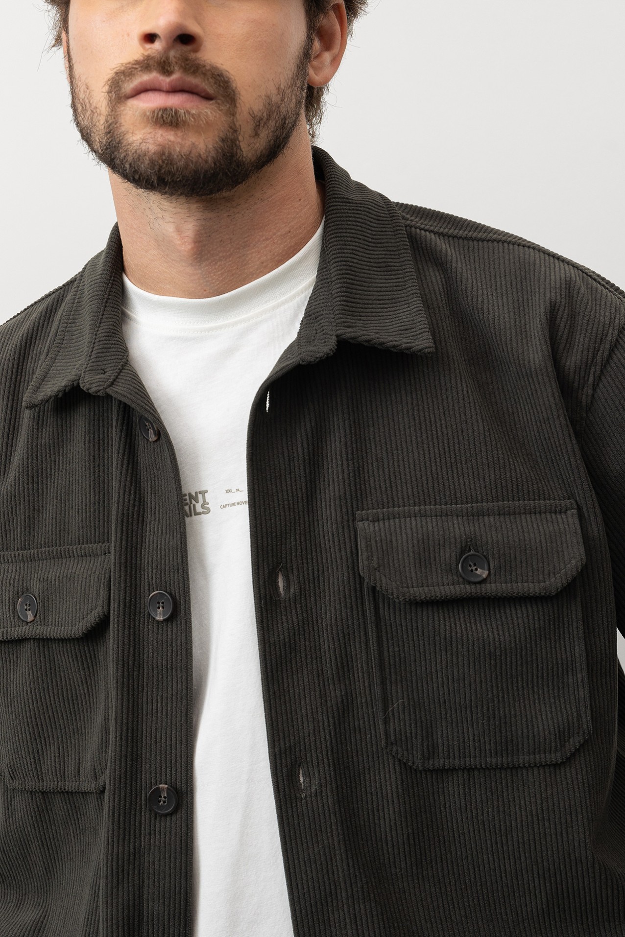 Camisa Relaxed Verde Escuro