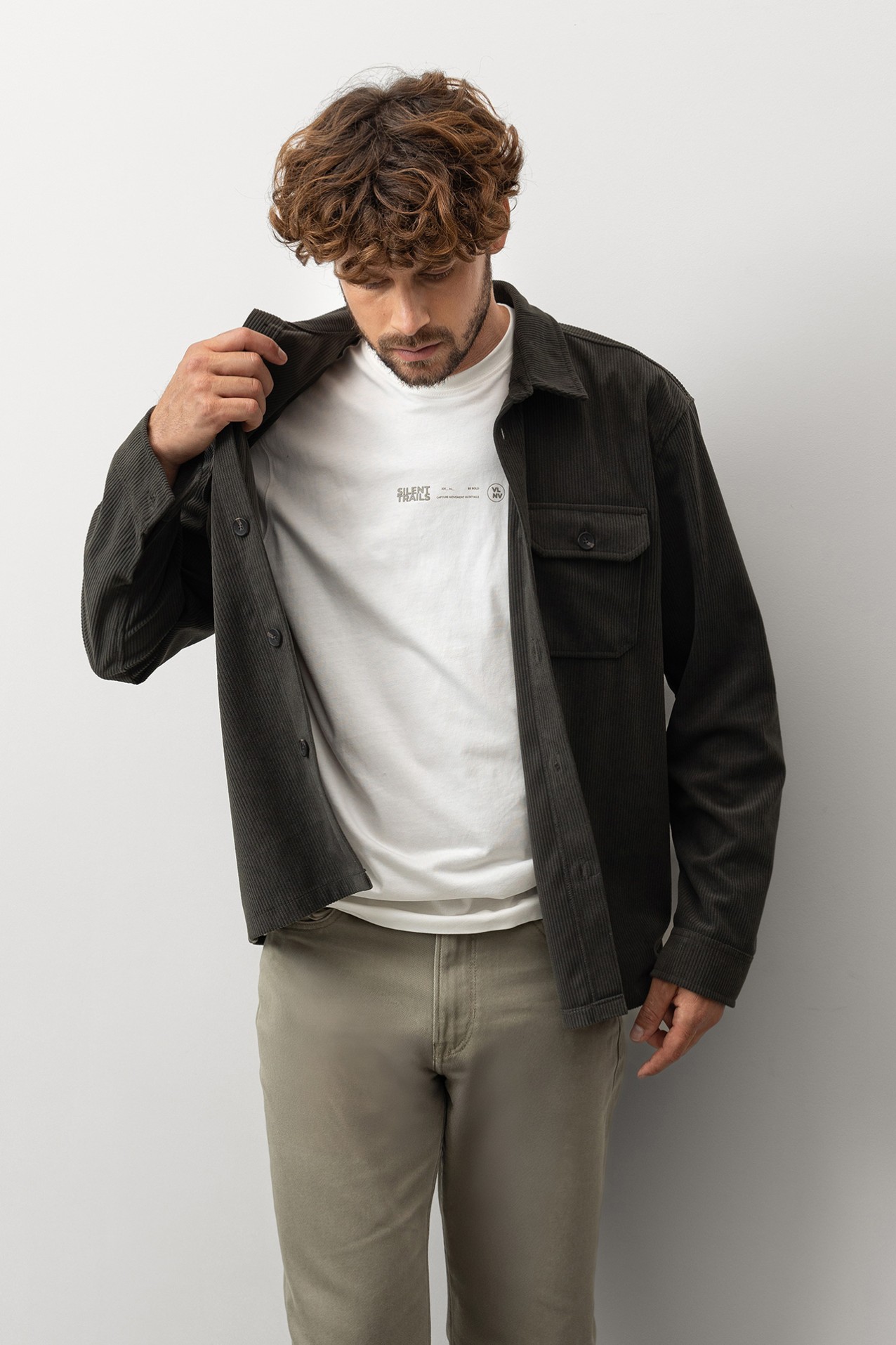 Camisa Relaxed Verde Escuro