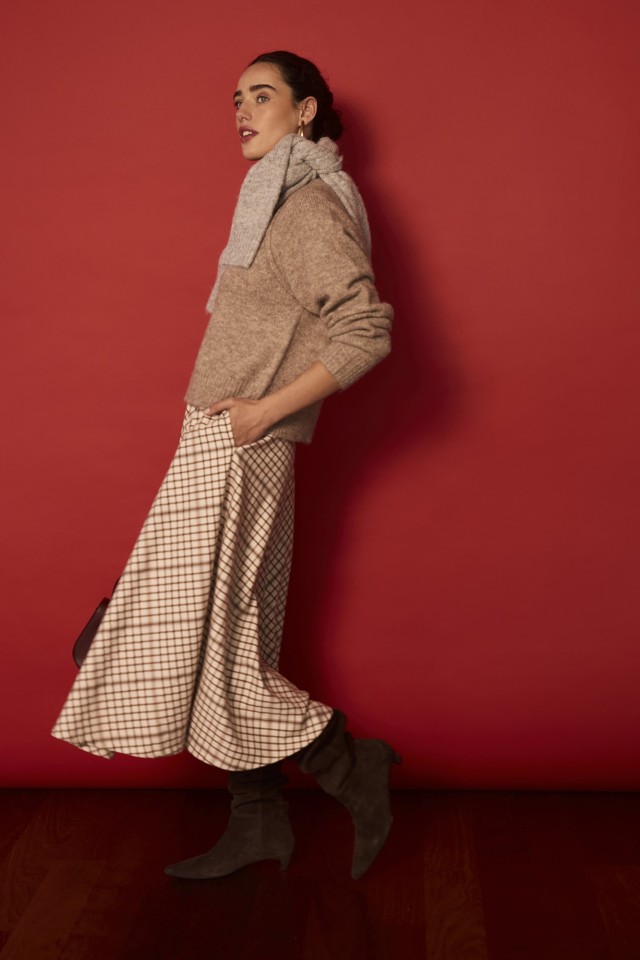 Camisola Tricotada Bege