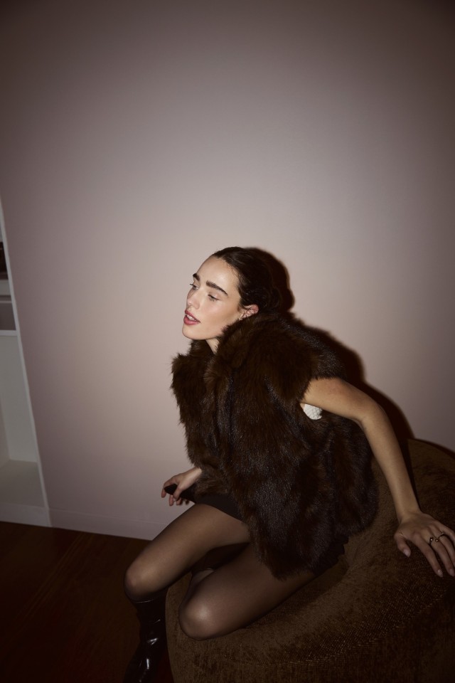 Colete Relaxed Castanho