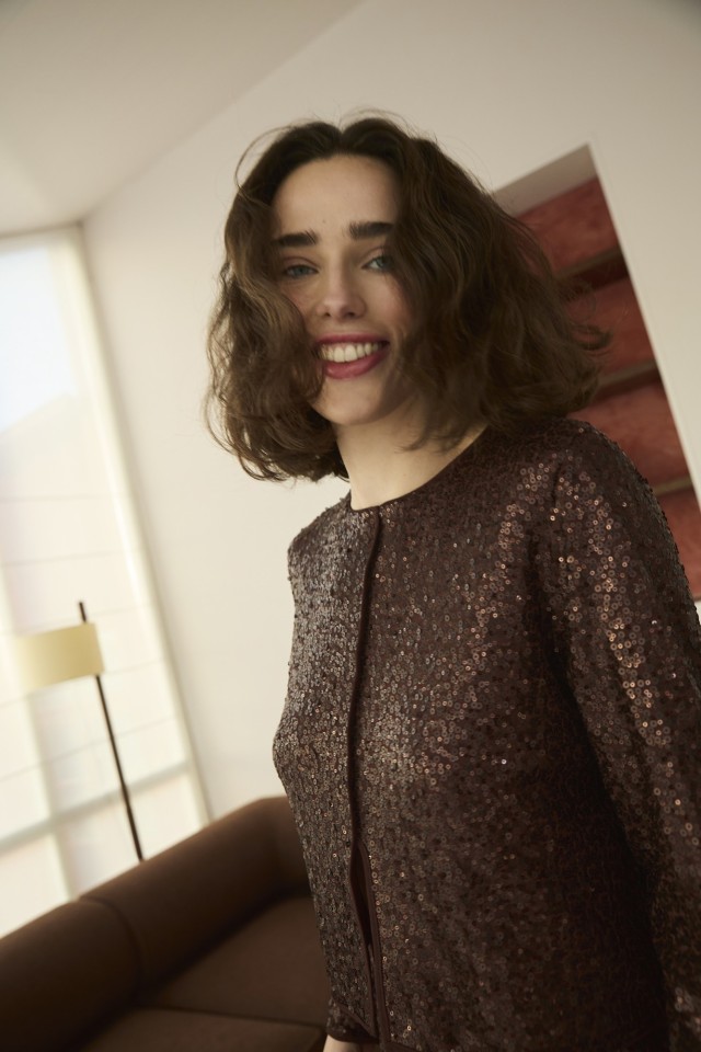 Blusa de Lantejoulas Brilhante