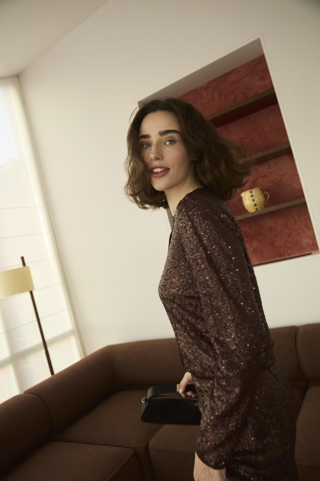 Blusa de Lantejoulas Brilhante