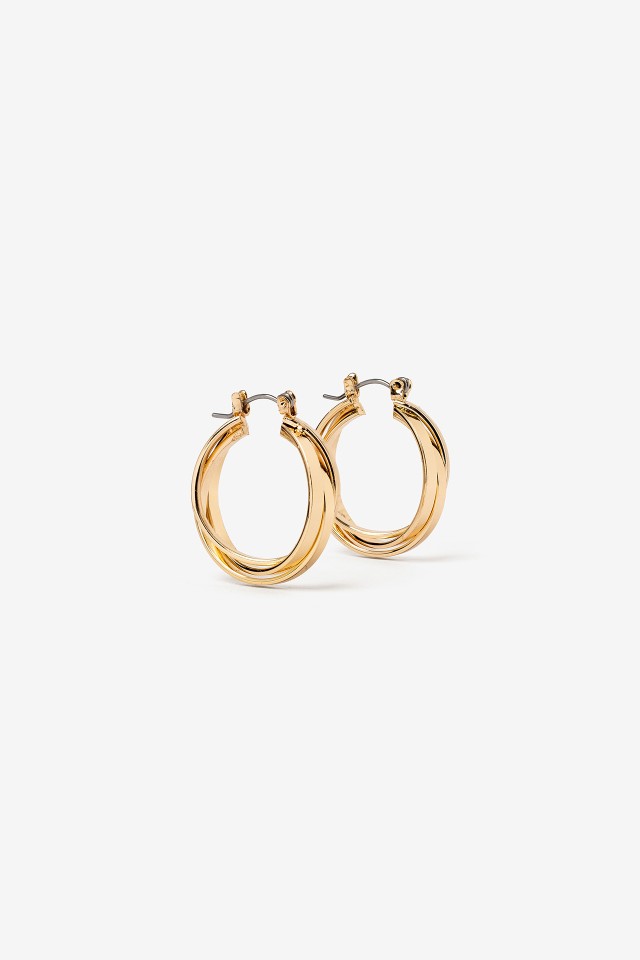 Golden Hoop Earrings