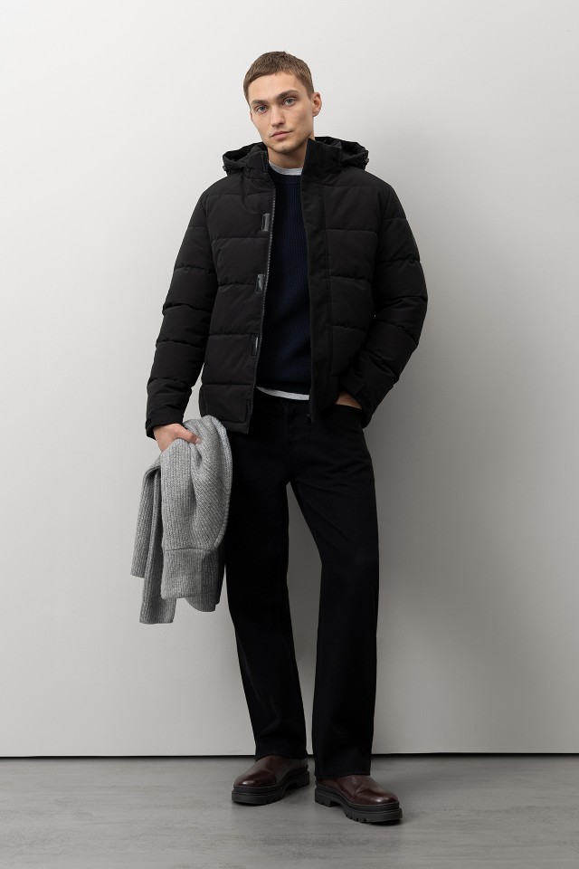 Quilted Jacket with Removable Hood Quilted Jacket with Removable Hood