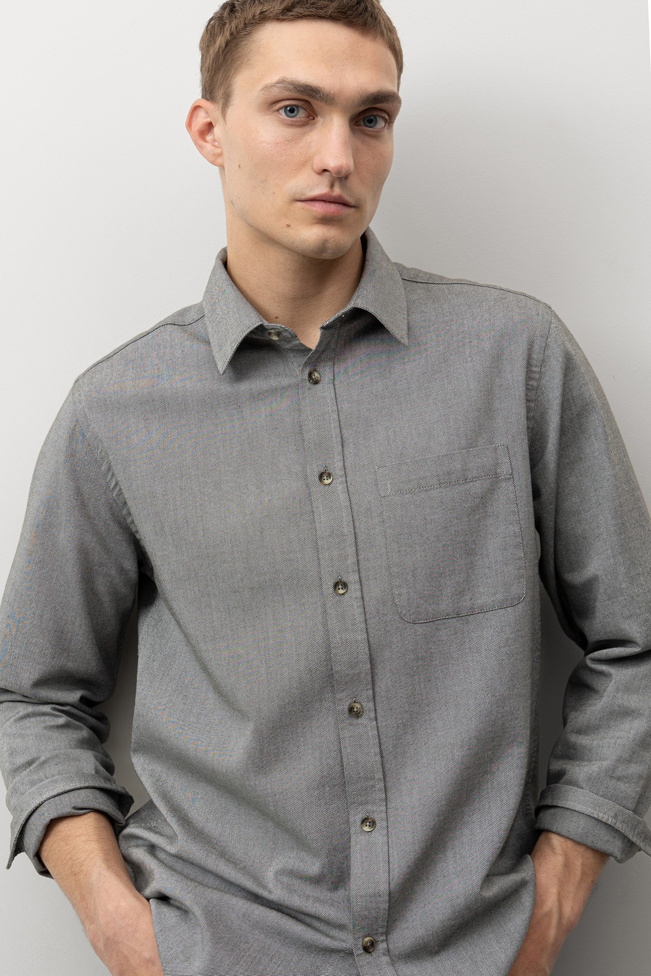 Light Gray Regular Shirt