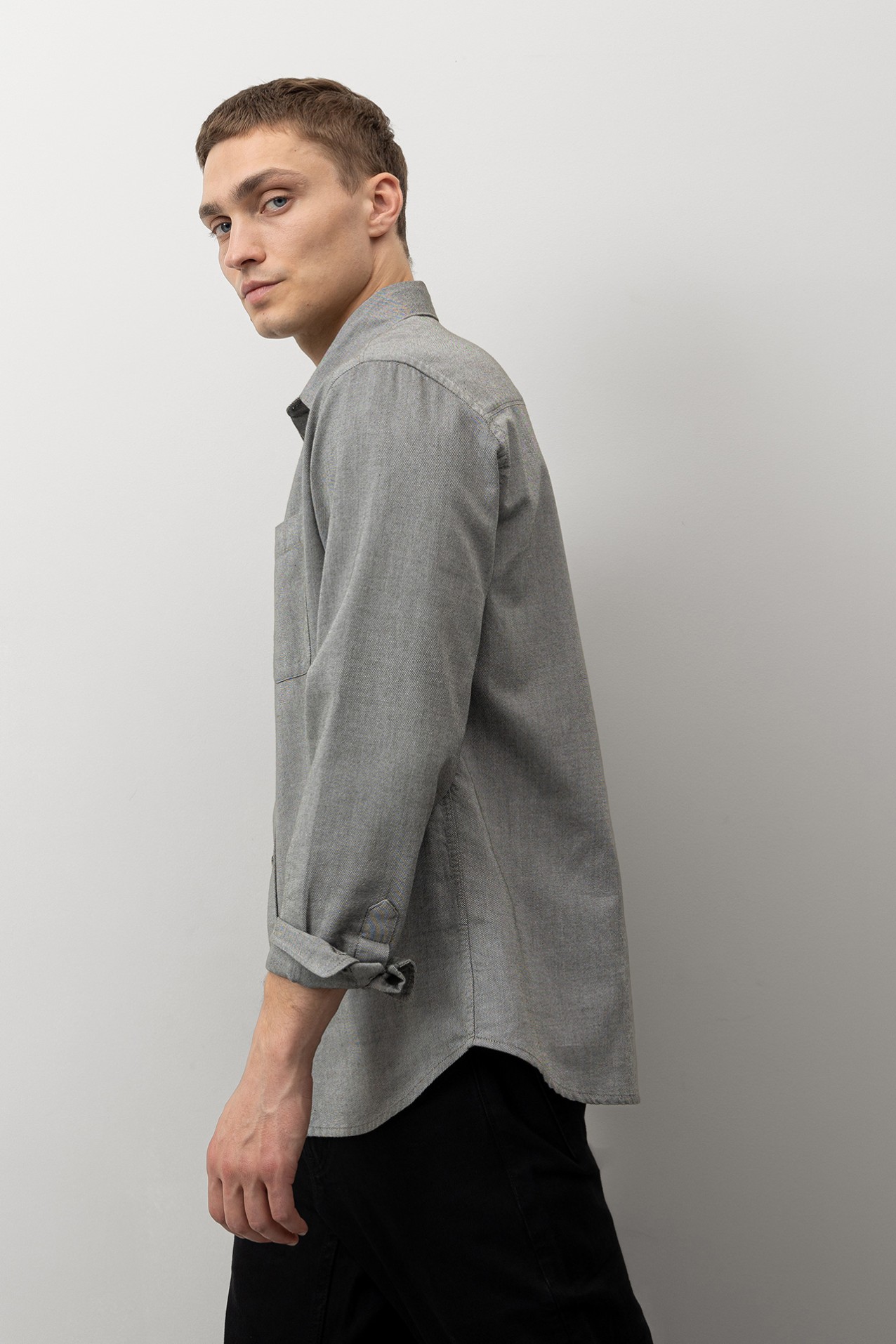 Light Gray Regular Shirt
