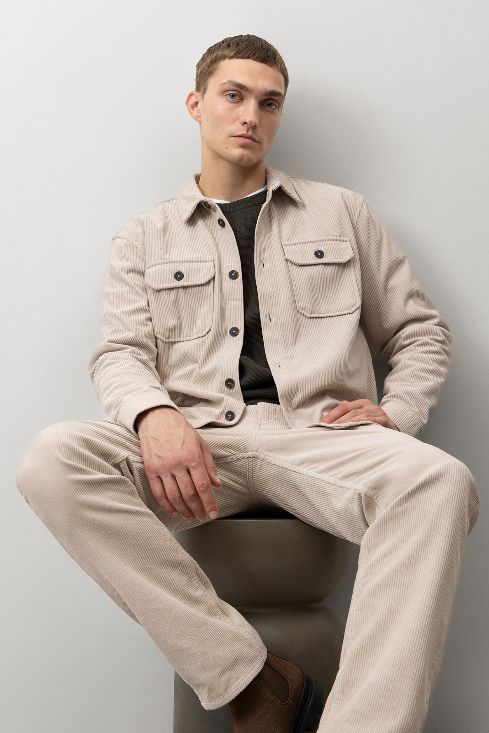Light Grey Relaxed Shirt