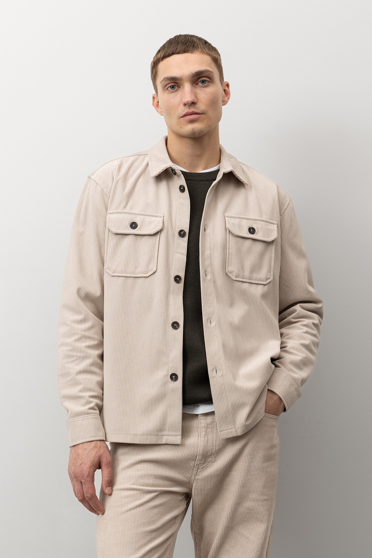 Light Grey Relaxed Shirt