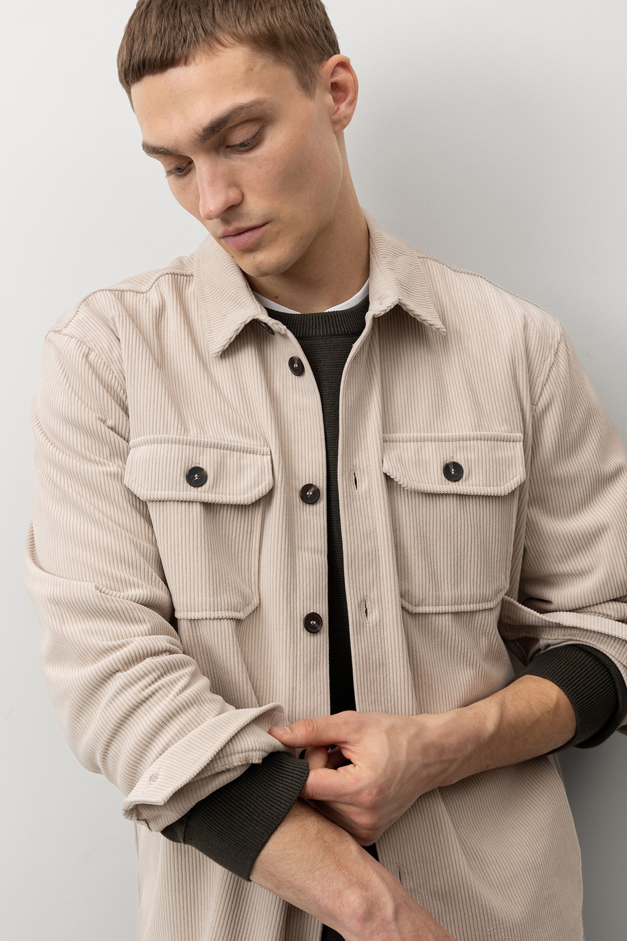 Light Grey Relaxed Shirt