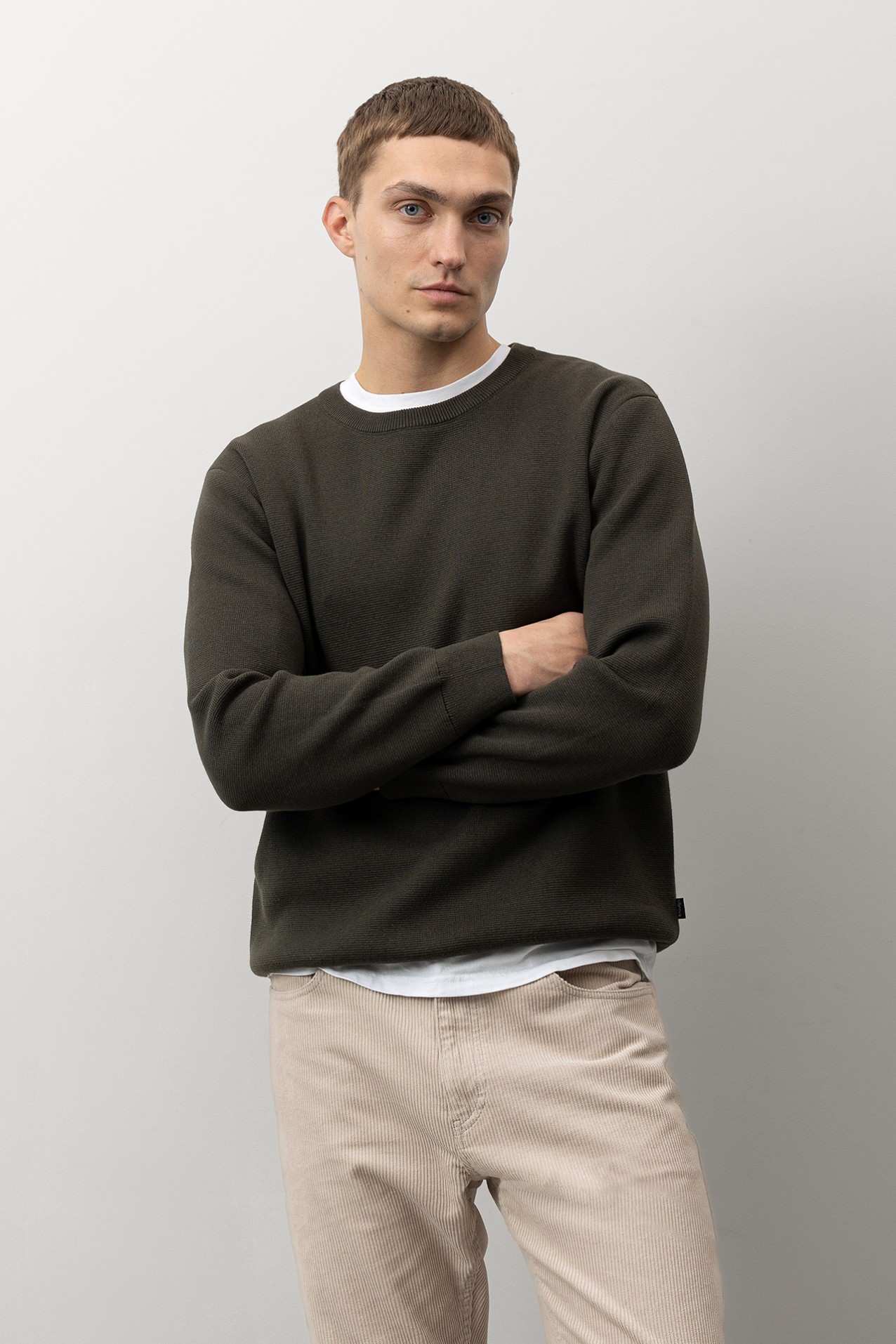 Dark Green Knit Sweater