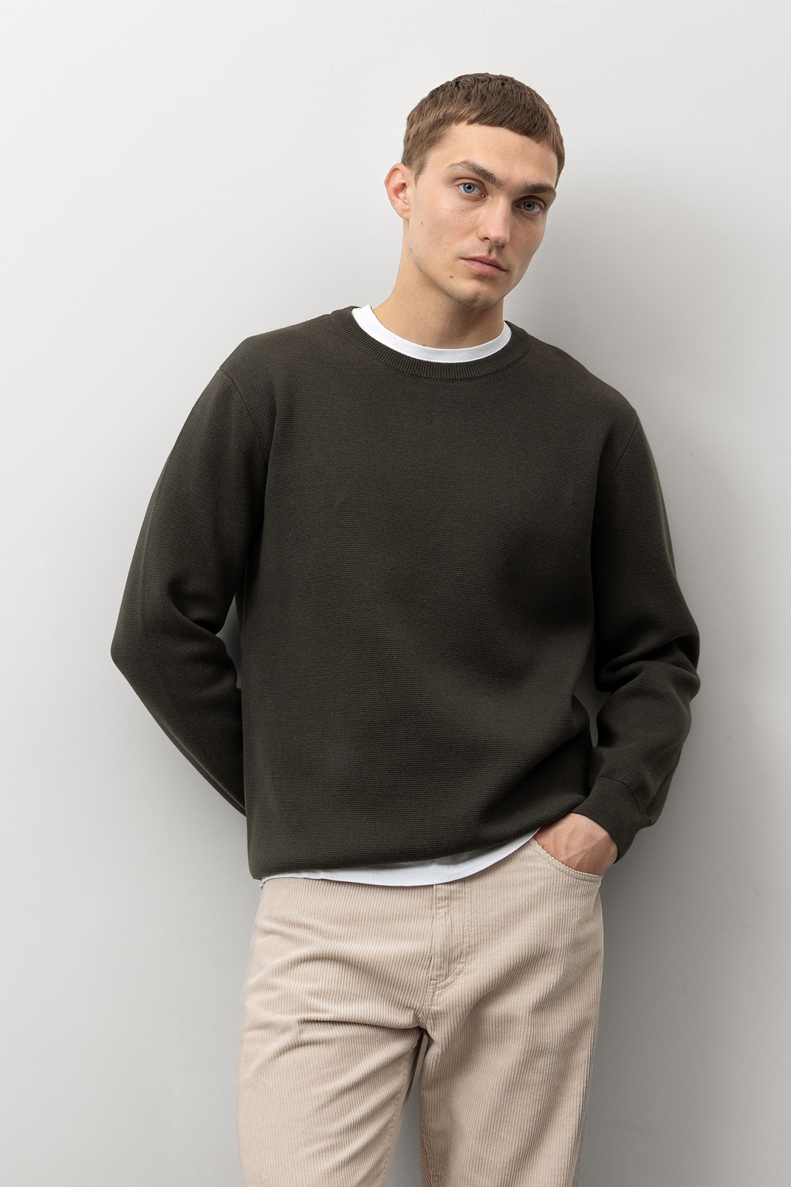 Dark Green Knit Sweater