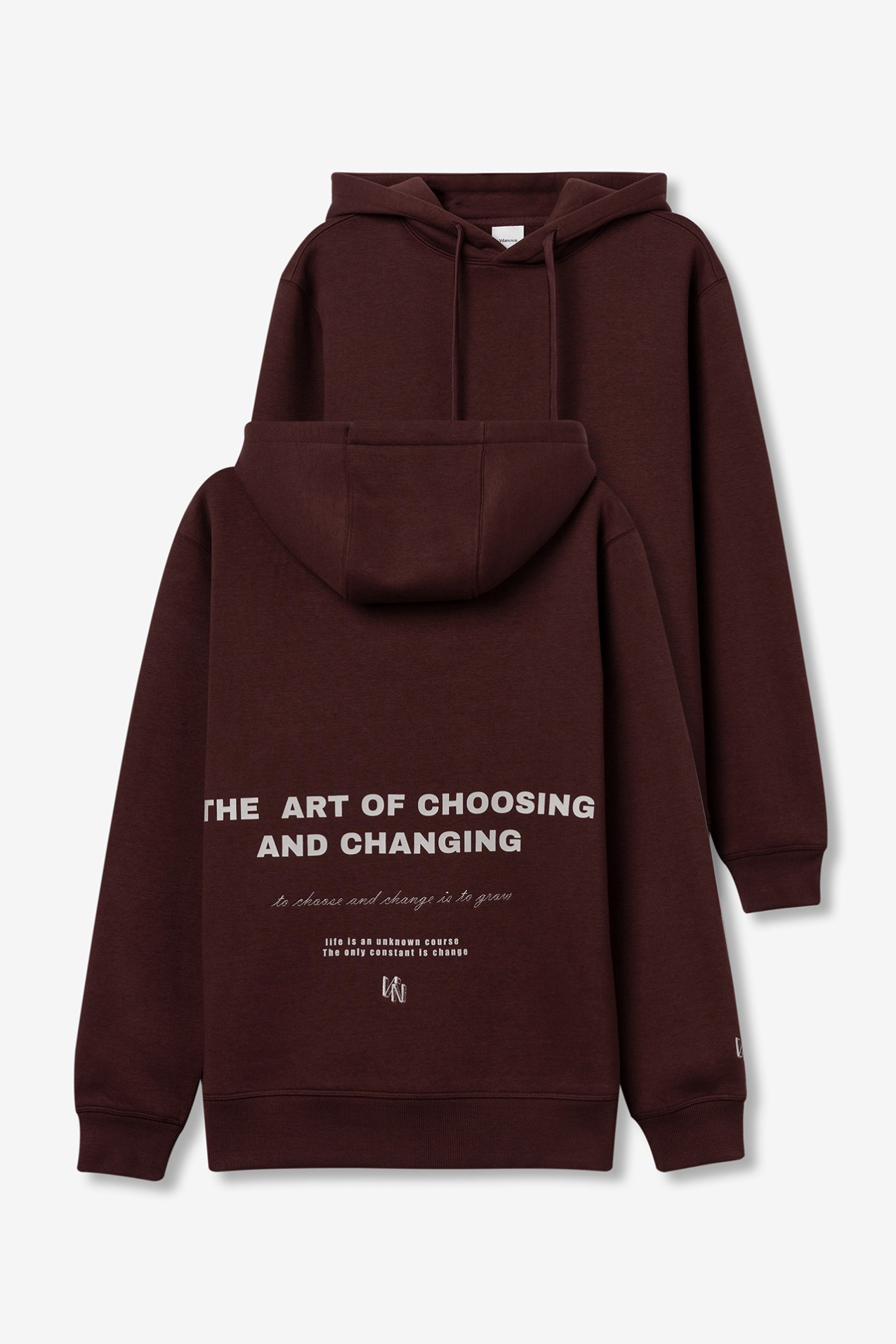 Burgundy Hoodie with Pocket