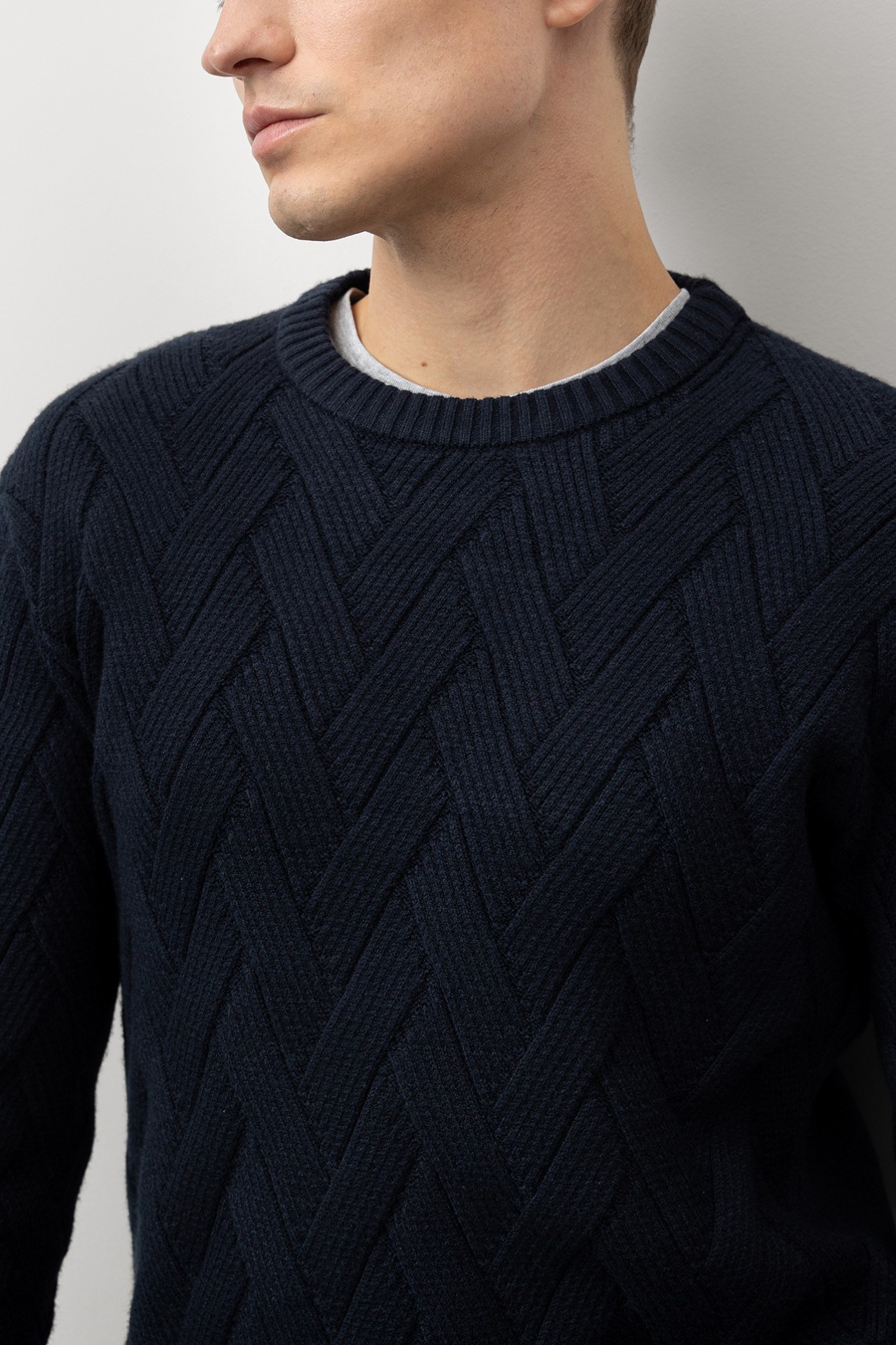 Navy Knit Sweater