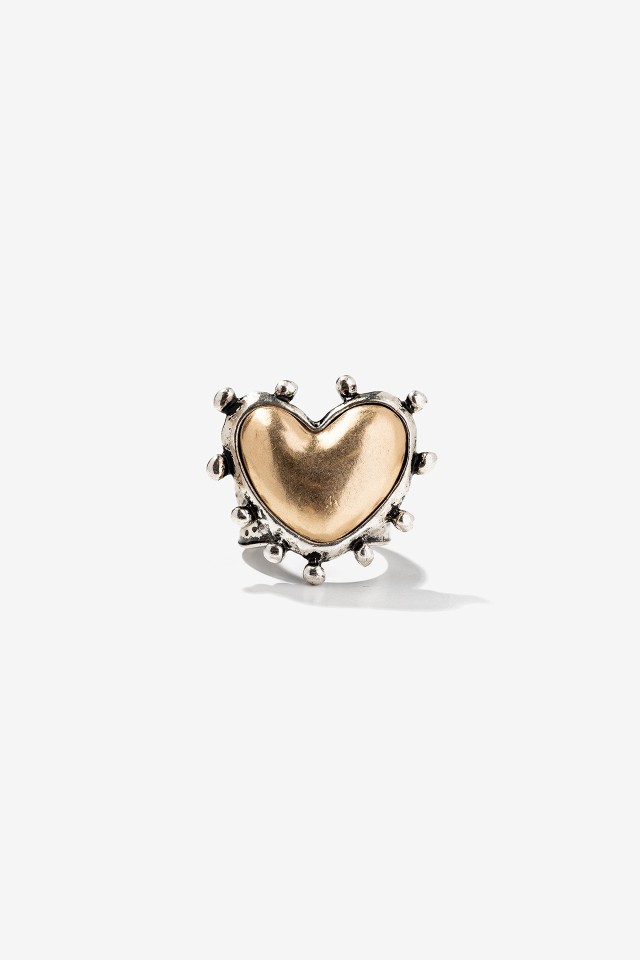 Silver Heart Ring