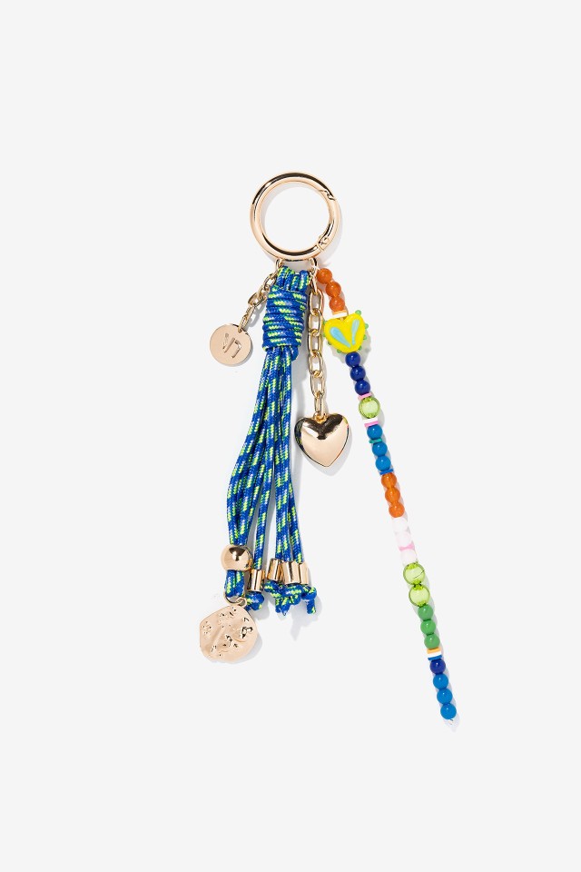 Colorful Beaded Keychain