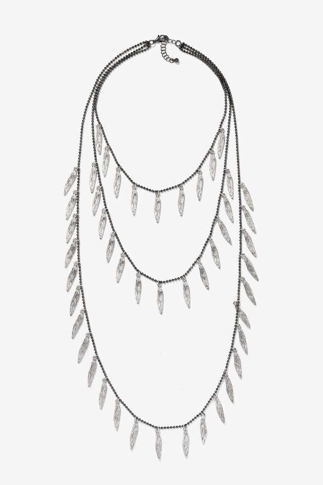 Silver Layered Necklace