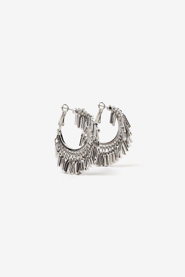 Silver Statement Earrings