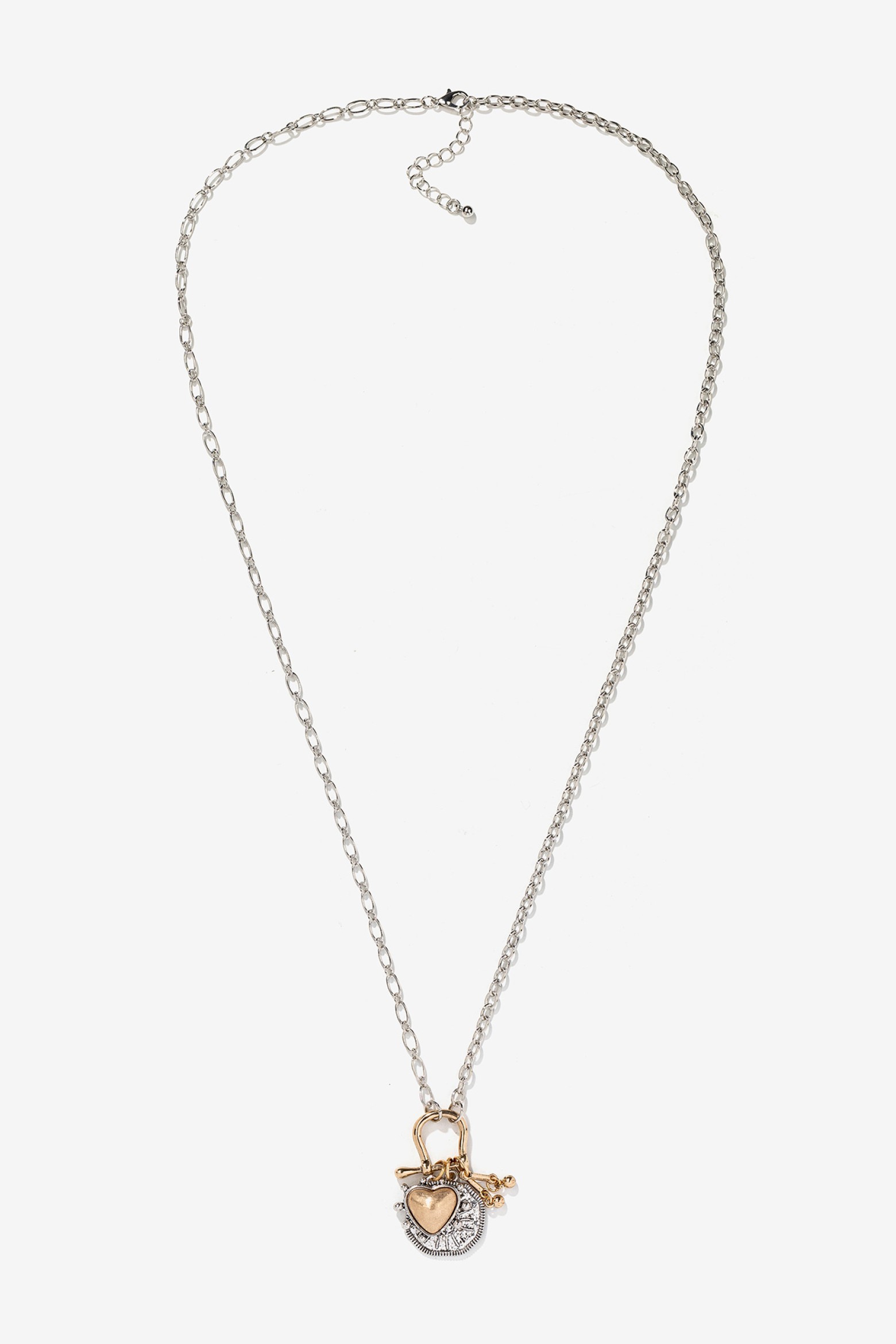 Gold-Tone Heart Necklace