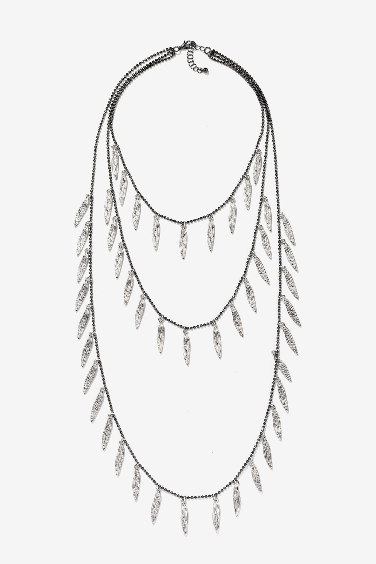 Silver Layered Necklace