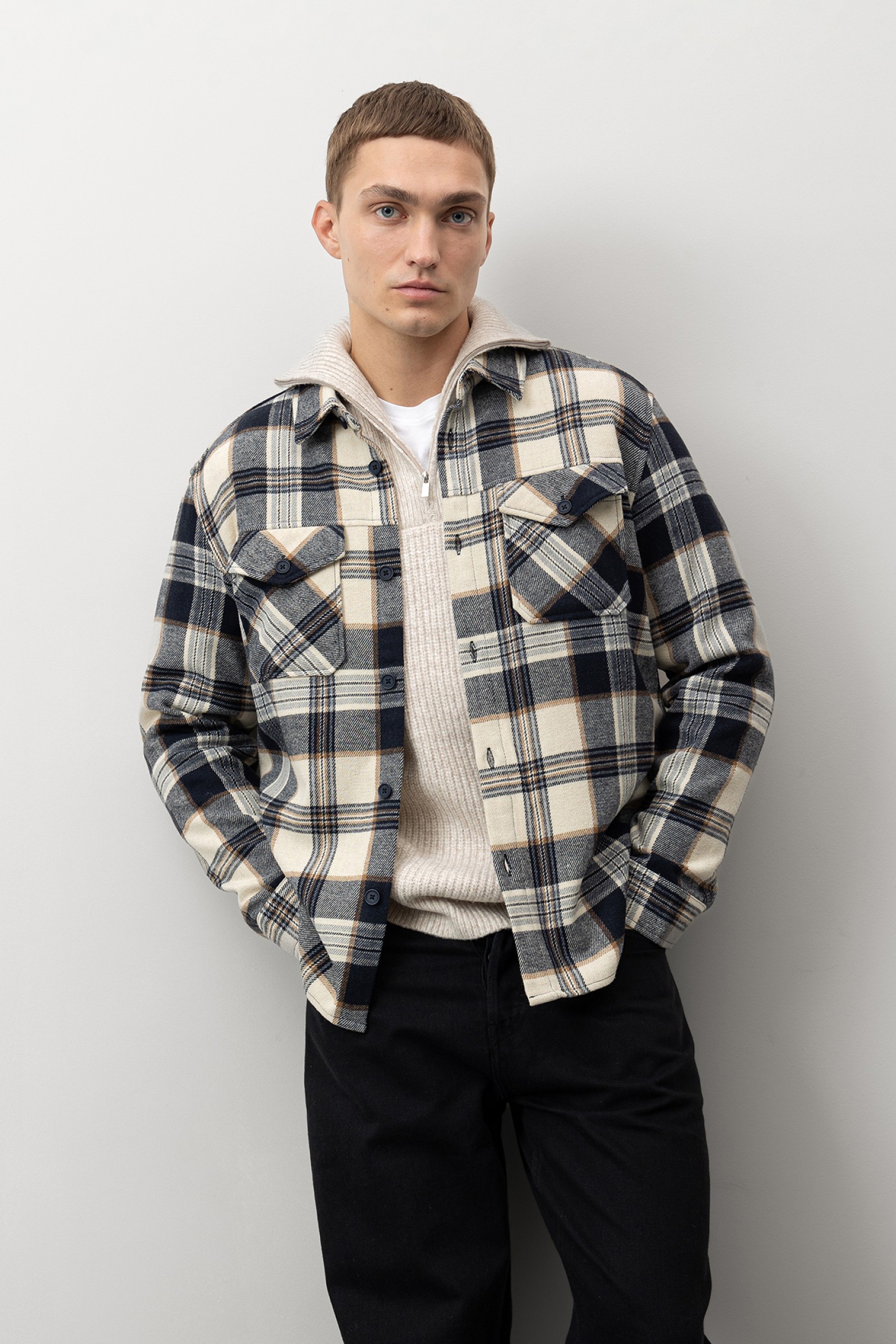 Plaid Relaxed Fit Shirt