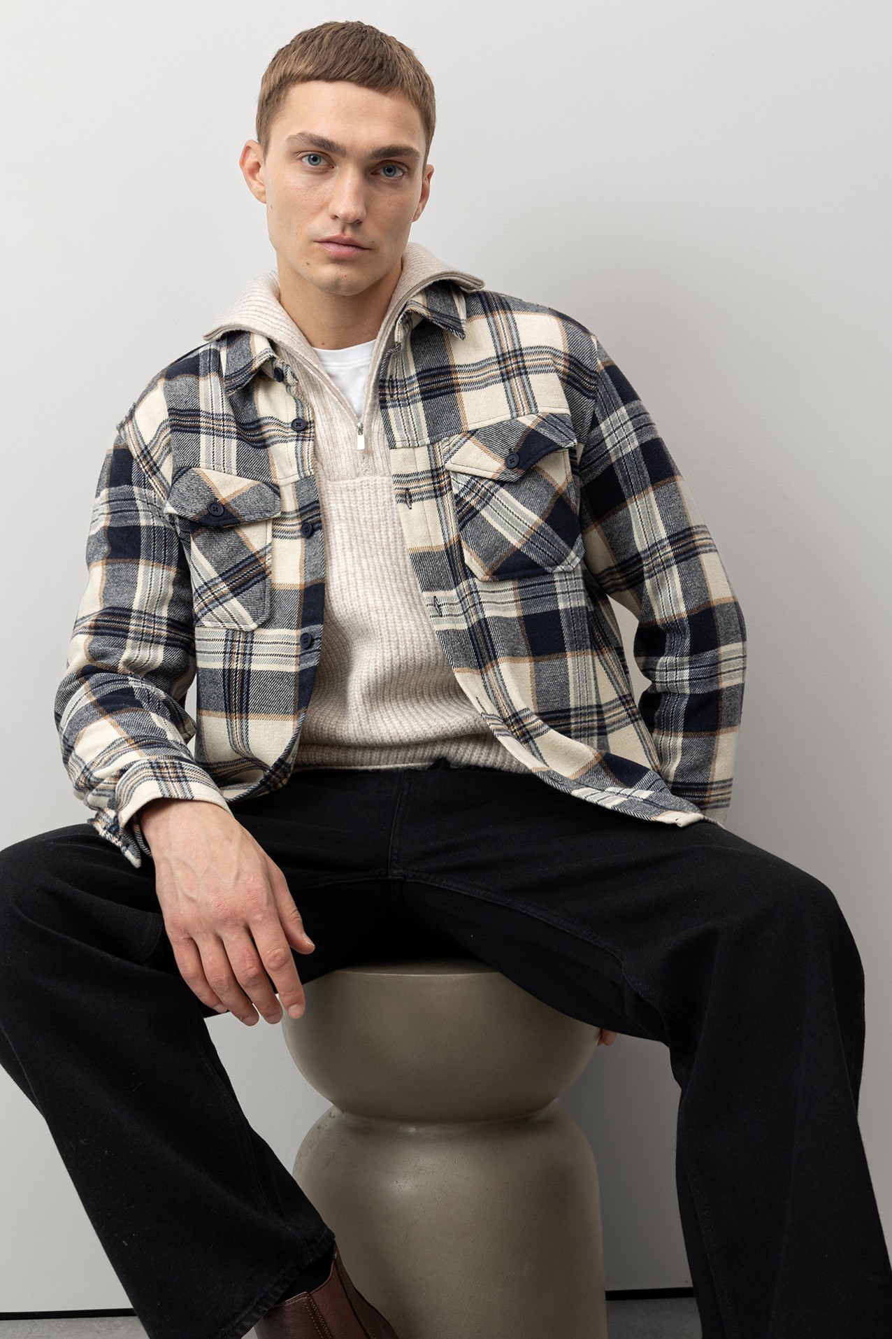 Plaid Relaxed Fit Shirt