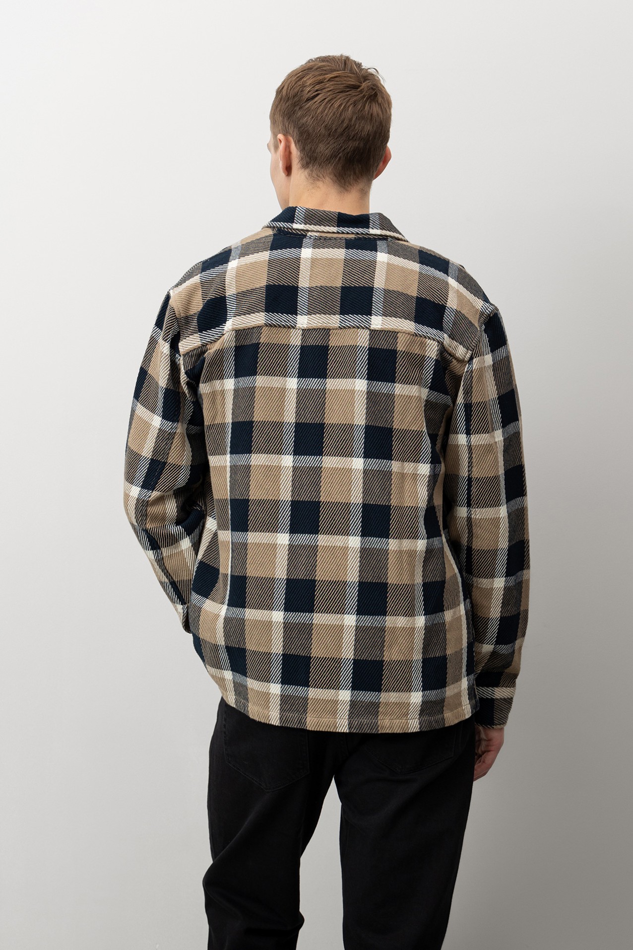 Brown Checkered Shirt