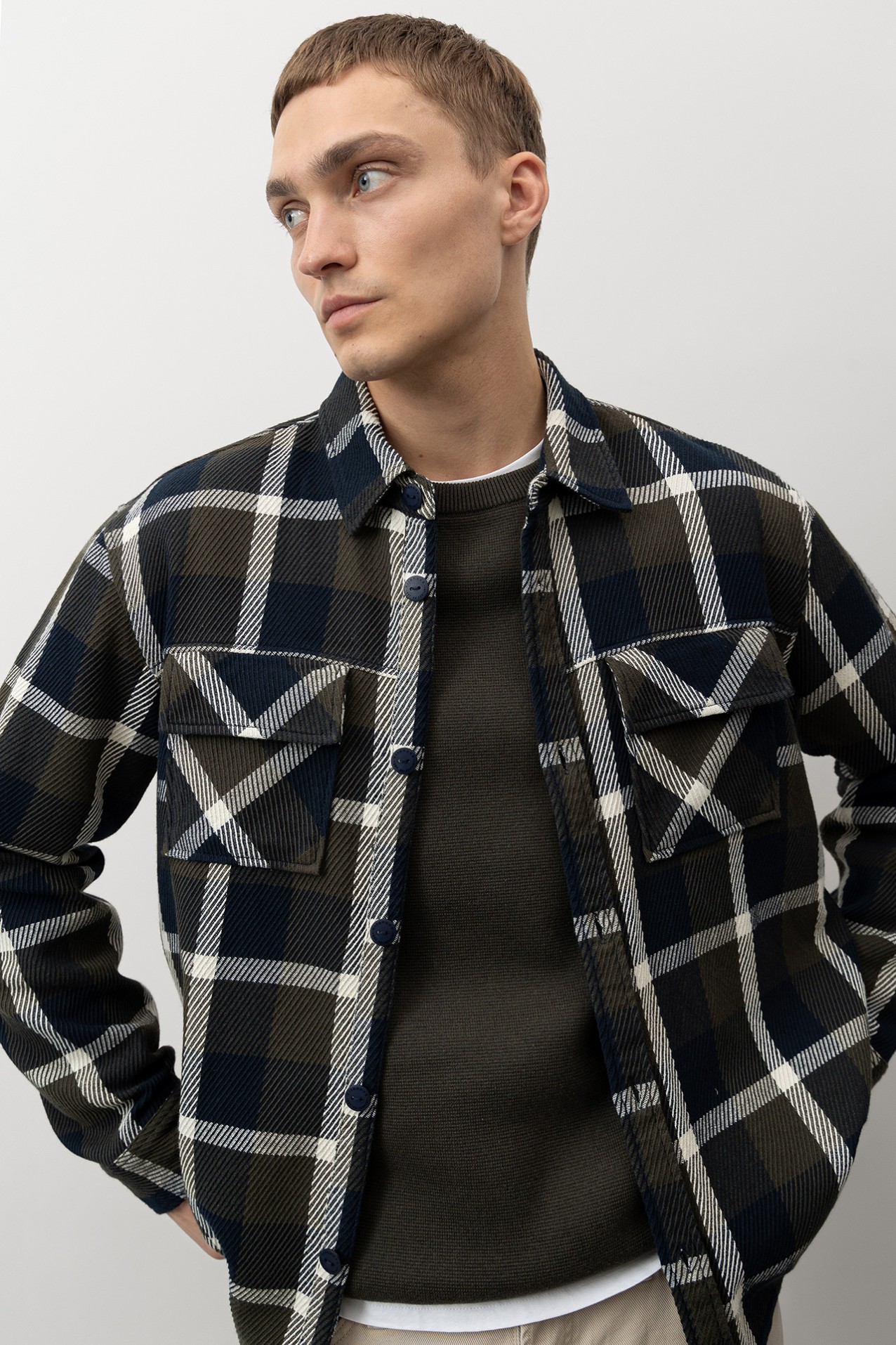 10 - Camisas L/S Verde