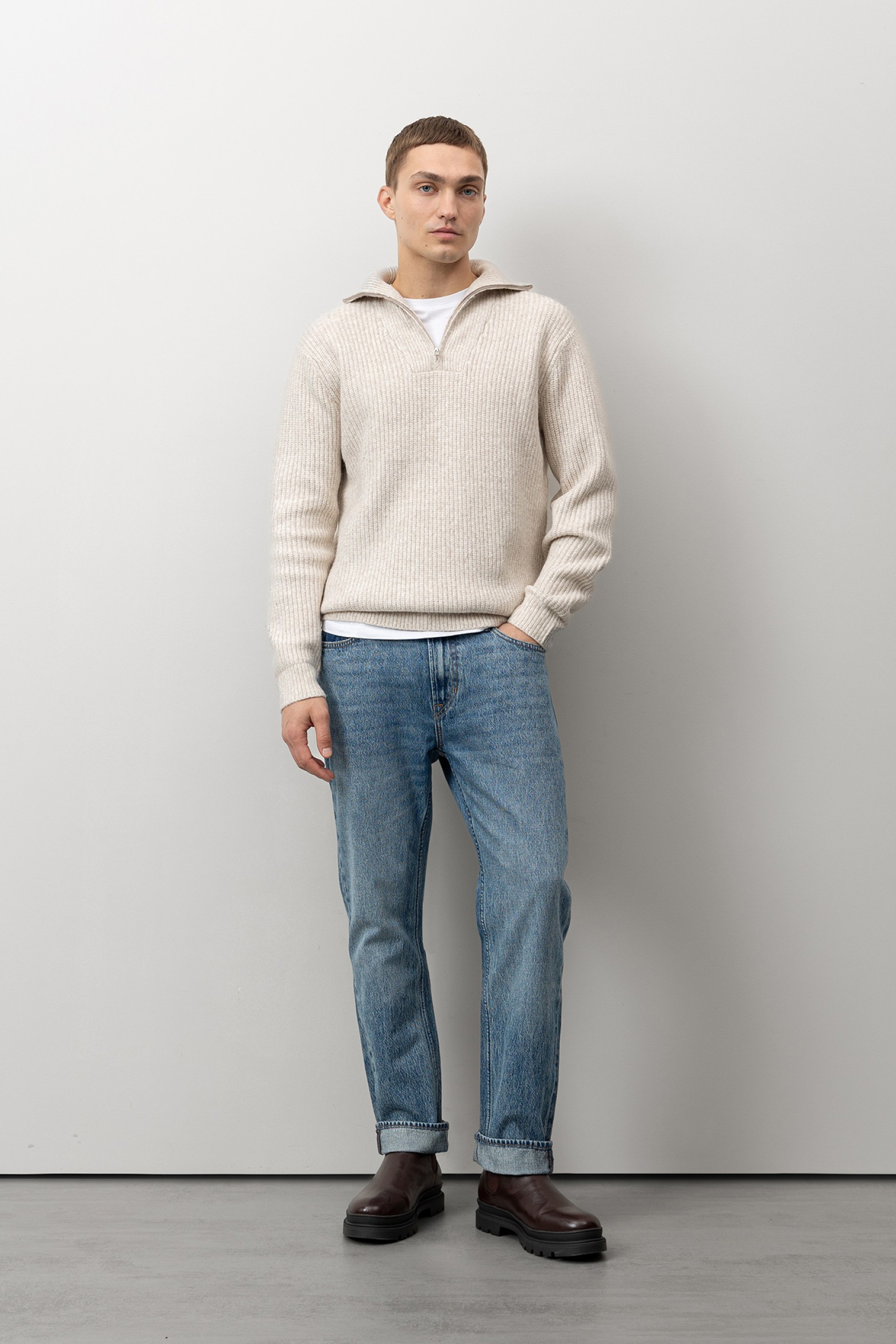 Light Blue Straight Jeans