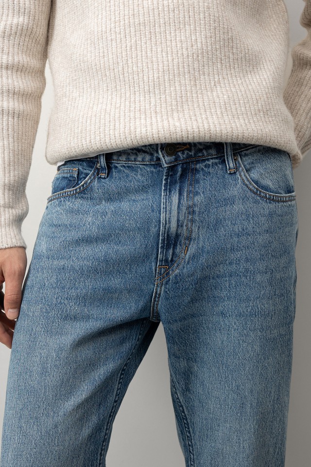 Light Blue Straight Jeans Light Blue Straight Jeans