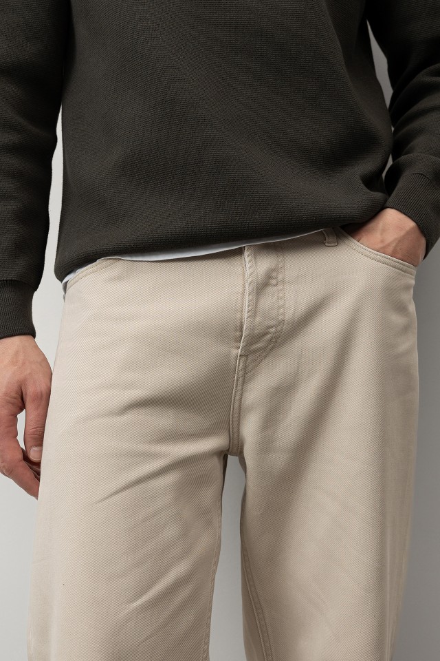 Beige Baggy Trousers Beige Baggy Trousers