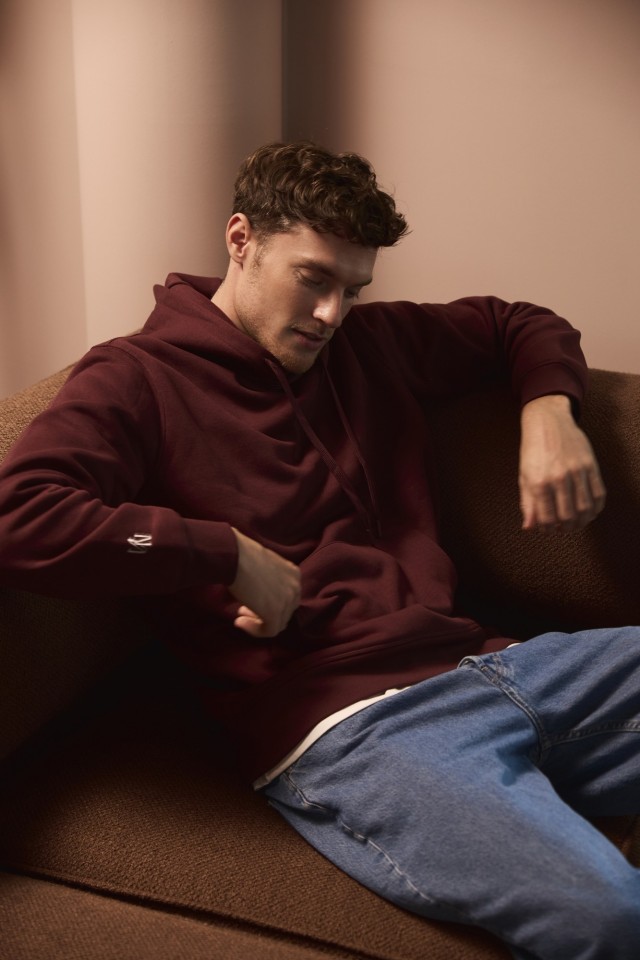 Hoodie Vermelho Casual Hoodie Vermelho Casual