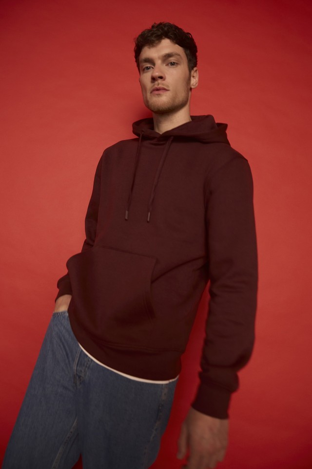Hoodie Vermelho Casual Hoodie Vermelho Casual
