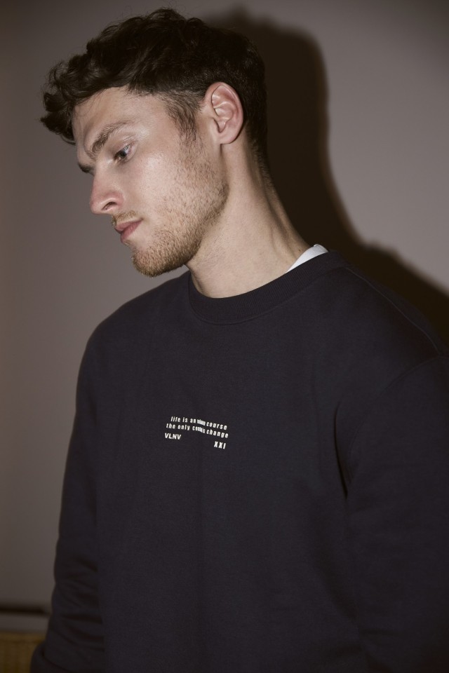 Sweat Azul Regular Fit Sweat Azul Regular Fit