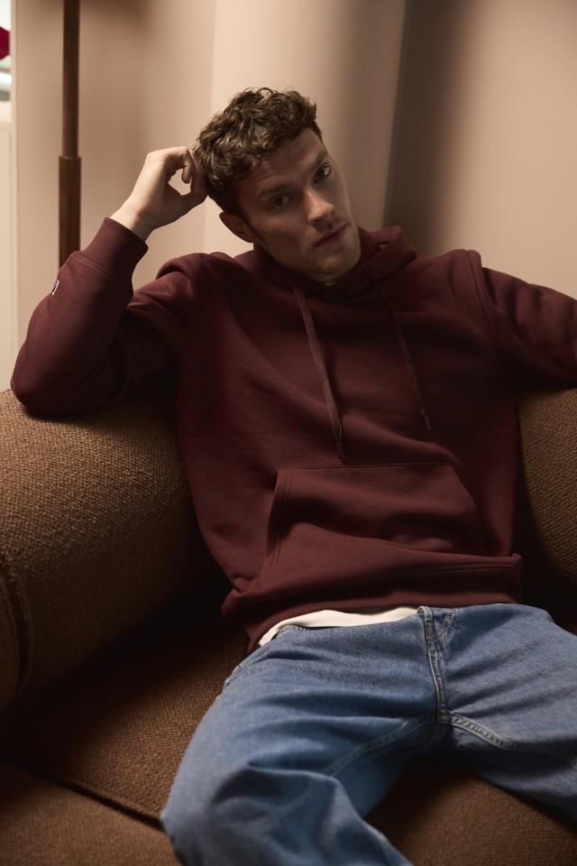 Hoodie Vermelho Casual Hoodie Vermelho Casual