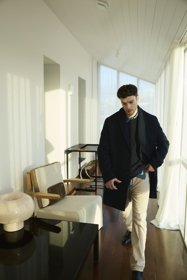 Calças Straight Bege Masculinas Calças Straight Bege Masculinas