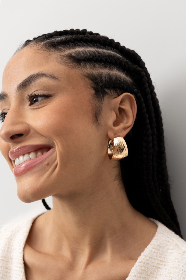 Golden Hoop Earrings Golden Hoop Earrings