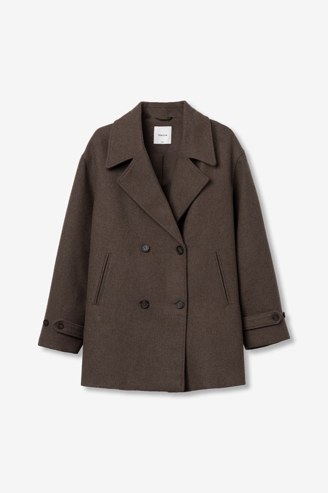 Brown Relaxed Long Coat