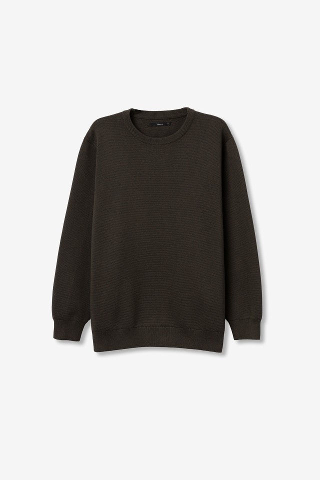 Camiseta de punto verde