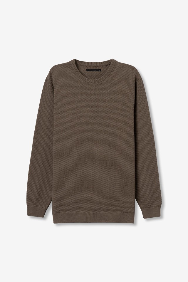 Camisola Tricotada Castanha